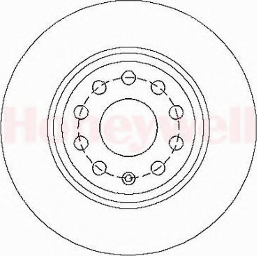 BENDIX 562258 B - Гальмівний диск avtolavka.club