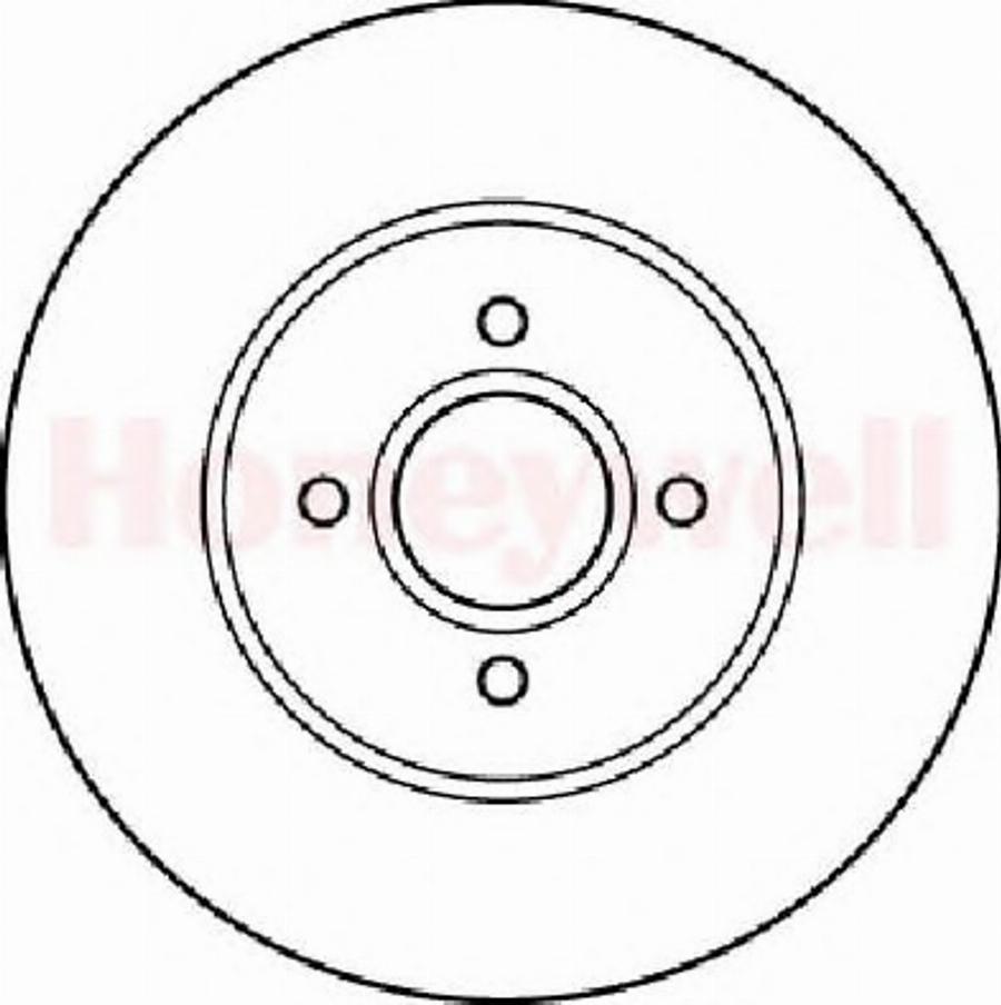 BENDIX 562206 B - Гальмівний диск avtolavka.club