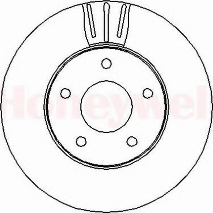 BENDIX 562281 B - Гальмівний диск avtolavka.club