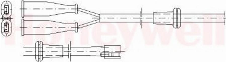 BENDIX 581317 - Сигналізатор, знос гальмівних колодок avtolavka.club