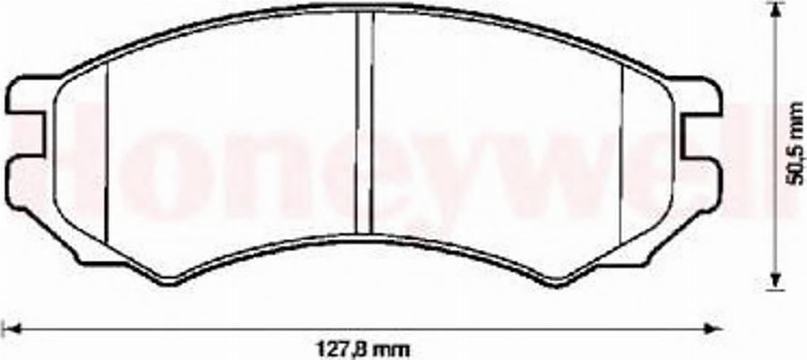 BENDIX 571400B - Гальмівні колодки, дискові гальма avtolavka.club