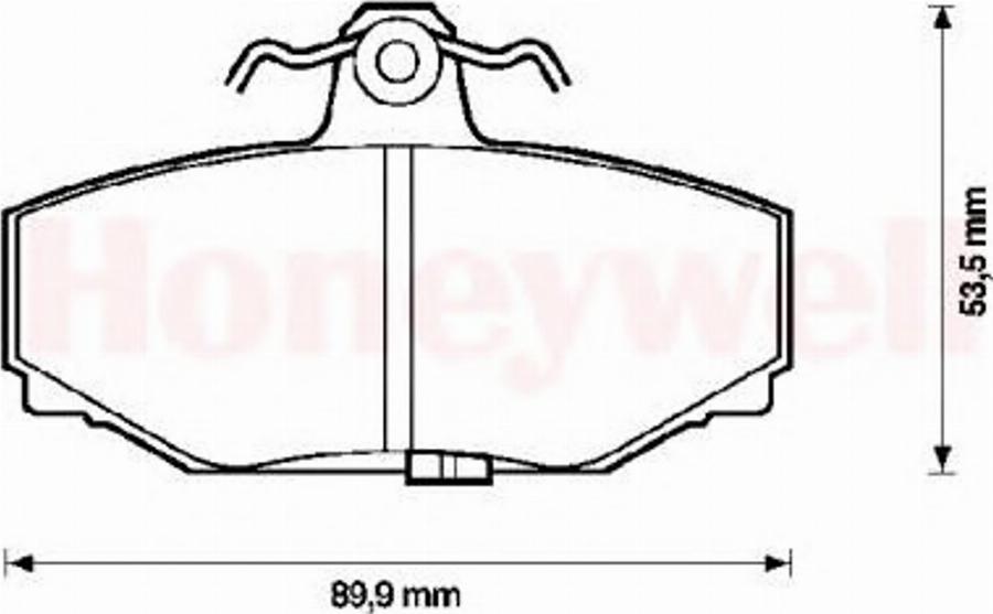 BENDIX 571418 B - Гальмівні колодки, дискові гальма avtolavka.club