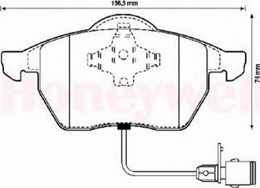 BENDIX 571512B - Гальмівні колодки, дискові гальма avtolavka.club