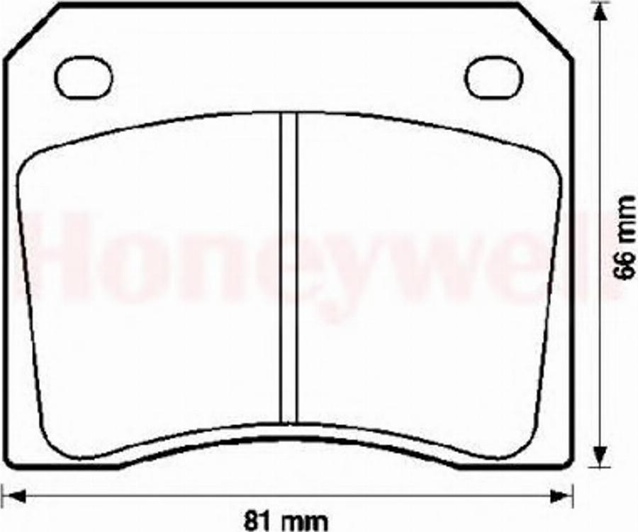 BENDIX 571532B - Гальмівні колодки, дискові гальма avtolavka.club