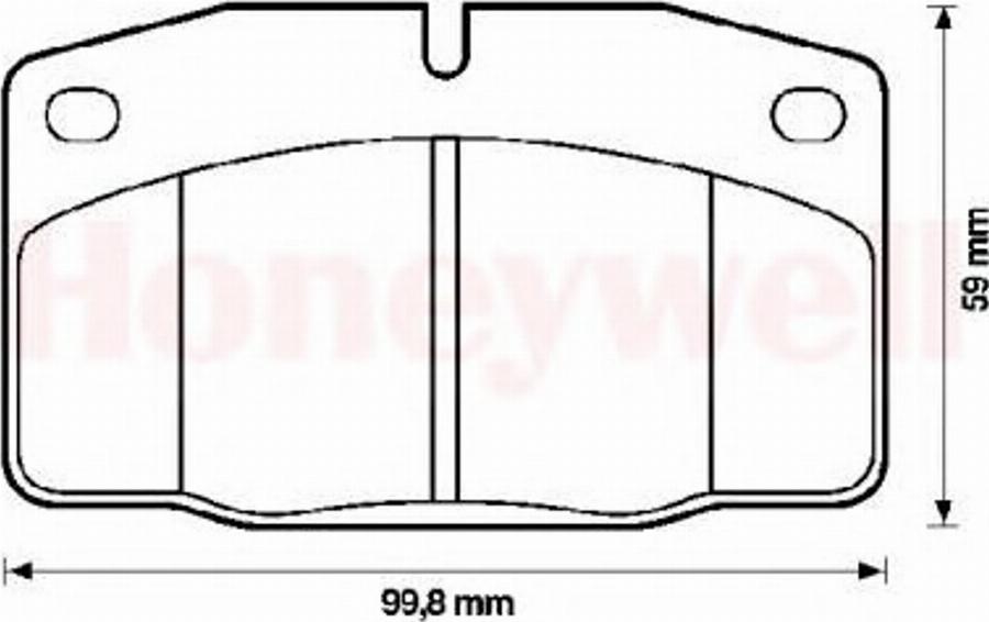 BENDIX 571833X - Гальмівні колодки, дискові гальма avtolavka.club