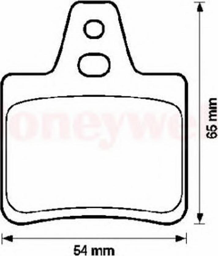 BENDIX 571363B - Гальмівні колодки, дискові гальма avtolavka.club