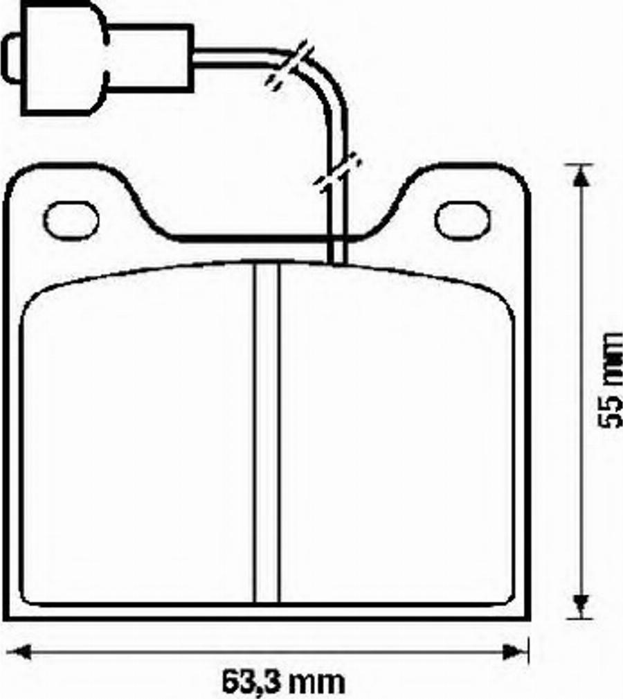 BENDIX 571253B - Гальмівні колодки, дискові гальма avtolavka.club