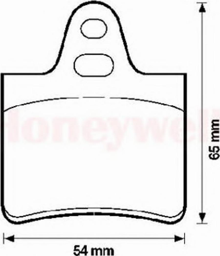 BENDIX 571264B - Гальмівні колодки, дискові гальма avtolavka.club