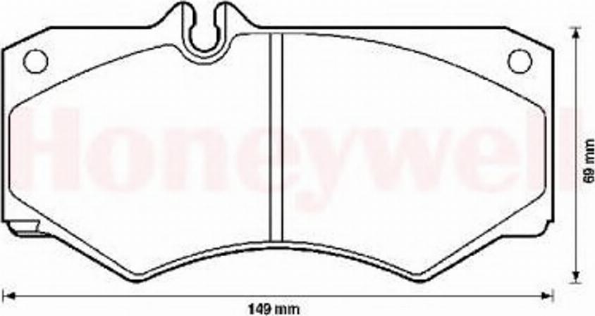 BENDIX 571272B - Гальмівні колодки, дискові гальма avtolavka.club