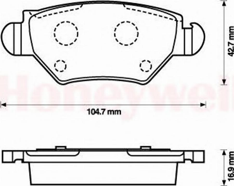 BENDIX 573010 B - Гальмівні колодки, дискові гальма avtolavka.club