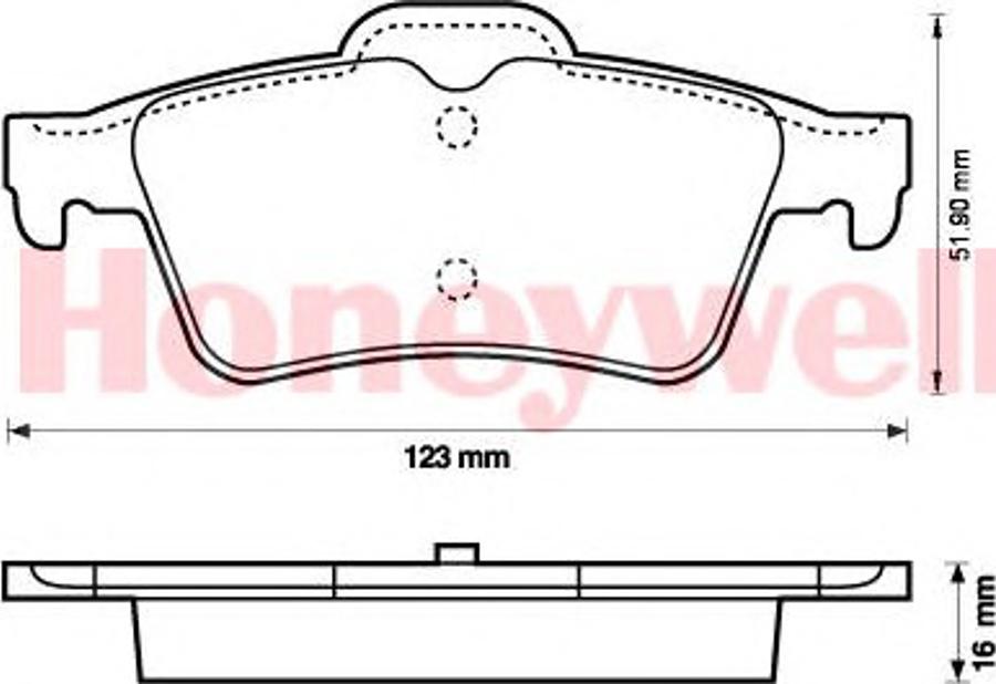 BENDIX 573018B - Гальмівні колодки, дискові гальма avtolavka.club