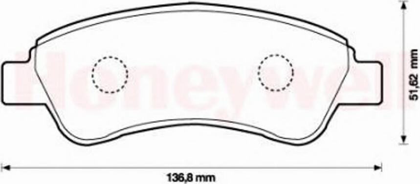 BENDIX 573030 B - Гальмівні колодки, дискові гальма avtolavka.club