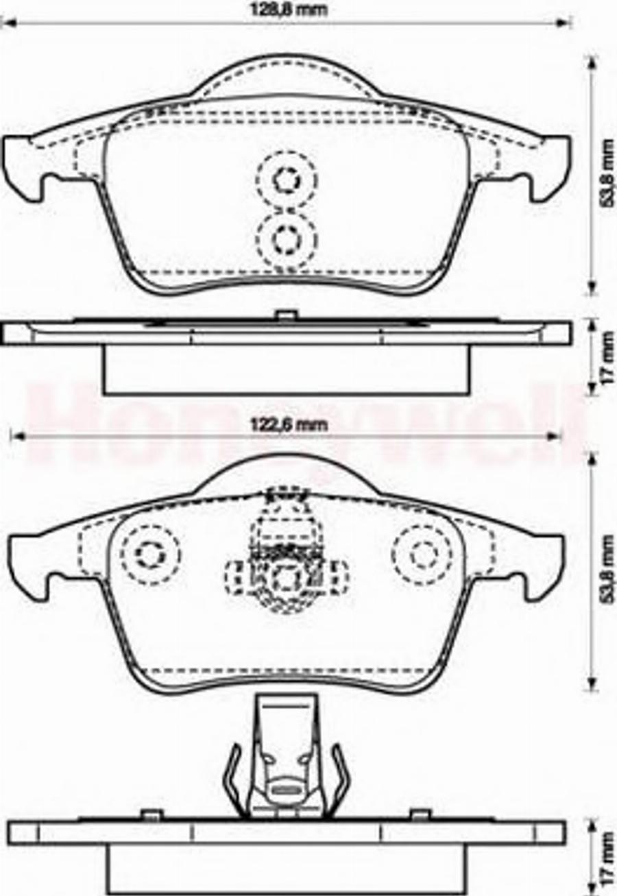 BENDIX 573021 B - Гальмівні колодки, дискові гальма avtolavka.club