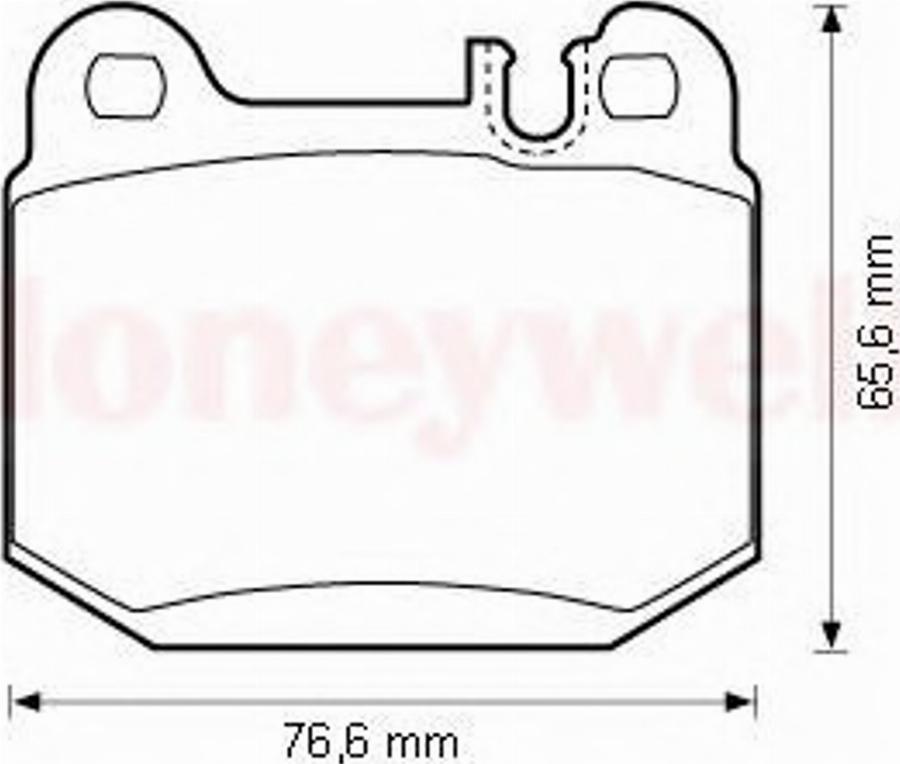 BENDIX 573147B - Гальмівні колодки, дискові гальма avtolavka.club