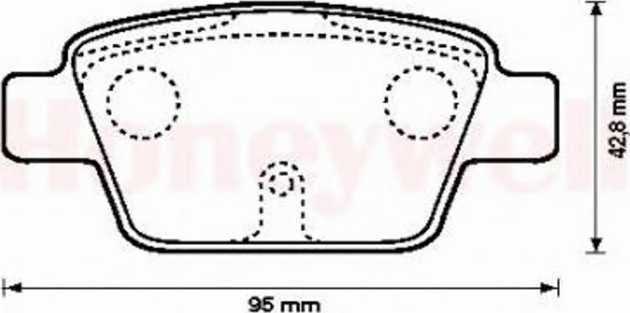 BENDIX 573105B - Гальмівні колодки, дискові гальма avtolavka.club