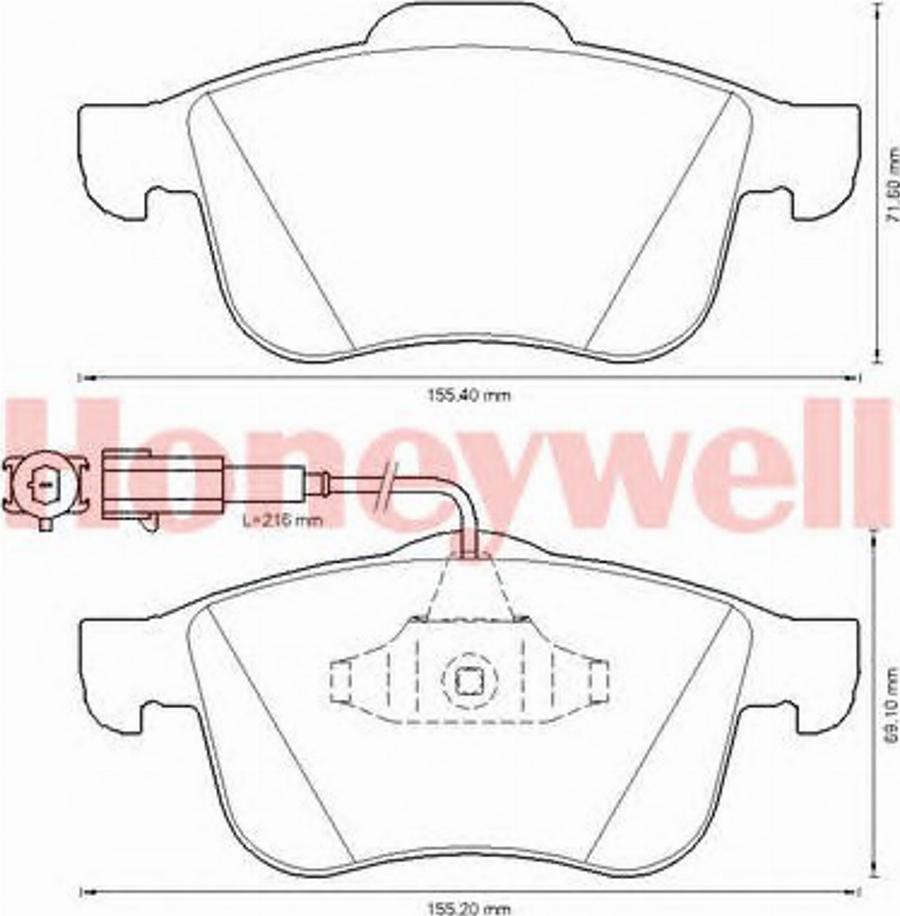 BENDIX 573350B - Гальмівні колодки, дискові гальма avtolavka.club