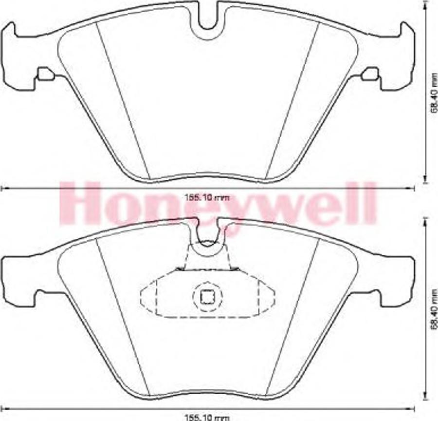 BENDIX 573305B - Гальмівні колодки, дискові гальма avtolavka.club