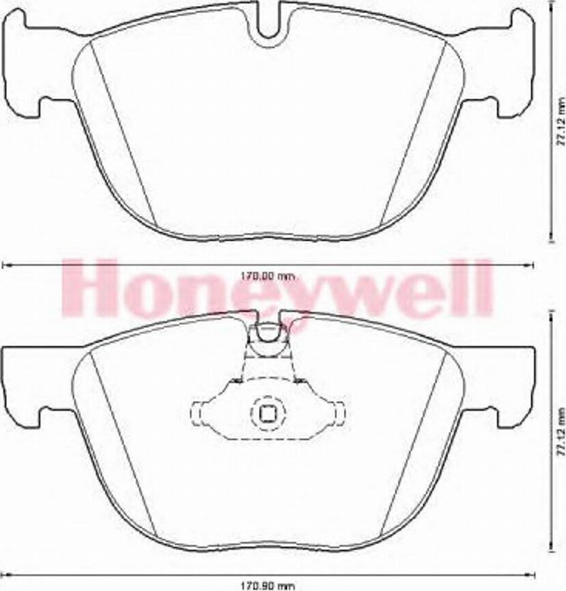 BENDIX 573300B - Гальмівні колодки, дискові гальма avtolavka.club