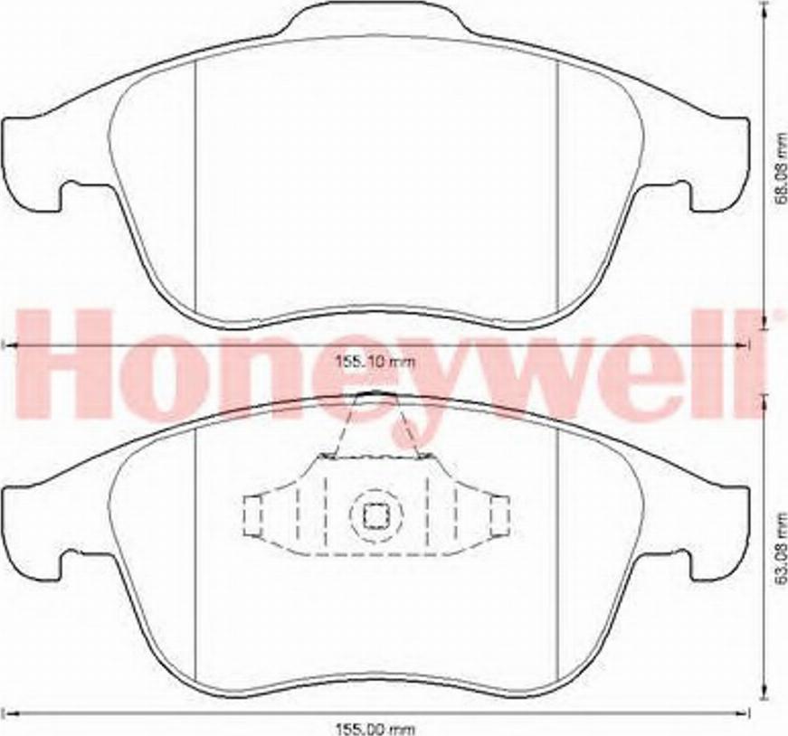 BENDIX 573316B - Гальмівні колодки, дискові гальма avtolavka.club