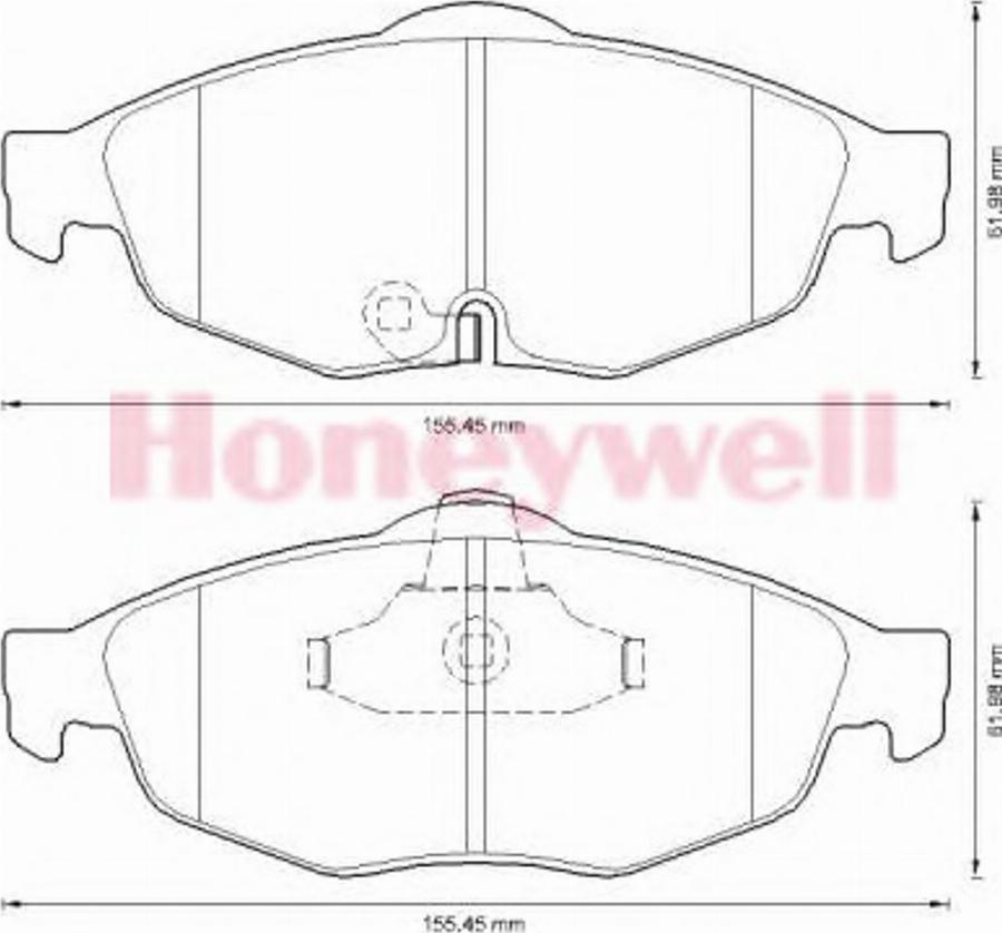 BENDIX 573287B - Гальмівні колодки, дискові гальма avtolavka.club