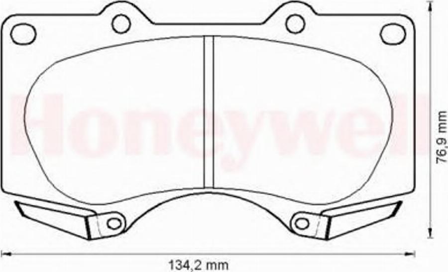 BENDIX 572515B - Гальмівні колодки, дискові гальма avtolavka.club