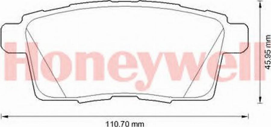 BENDIX 572644B - Гальмівні колодки, дискові гальма avtolavka.club