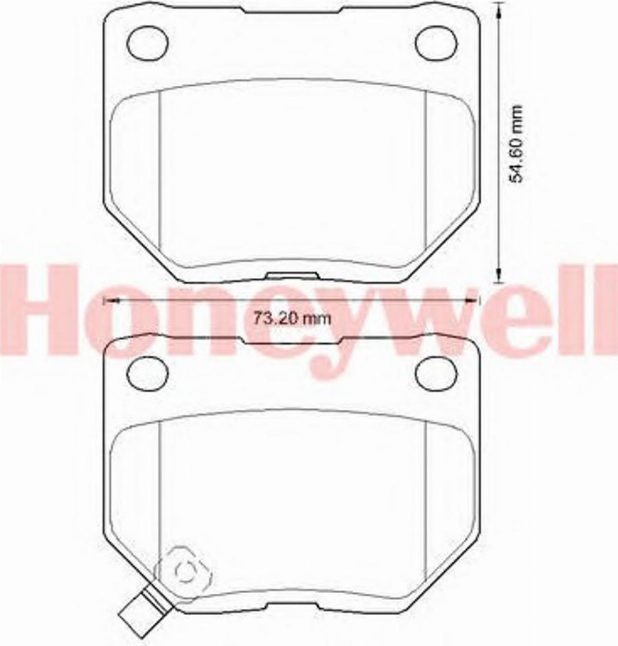 BENDIX 572645B - Гальмівні колодки, дискові гальма avtolavka.club