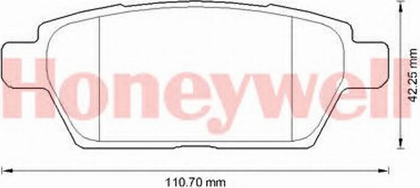 BENDIX 572653B - Гальмівні колодки, дискові гальма avtolavka.club