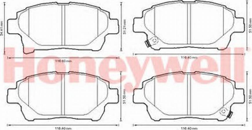 BENDIX 572618B - Гальмівні колодки, дискові гальма avtolavka.club