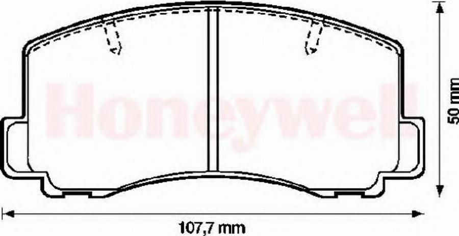 BENDIX 572187B - Гальмівні колодки, дискові гальма avtolavka.club