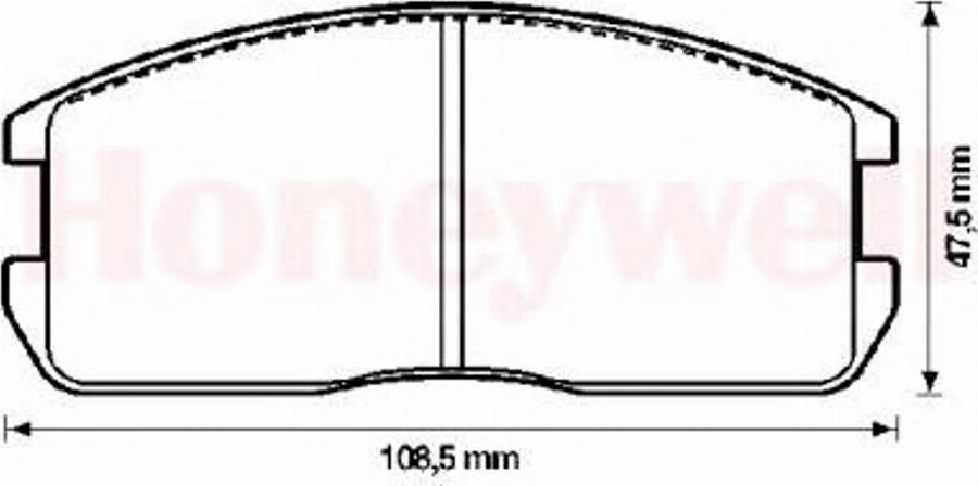 BENDIX 572209B - Гальмівні колодки, дискові гальма avtolavka.club