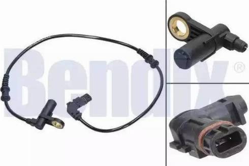 BENDIX 058034B - Датчик ABS, частота обертання колеса avtolavka.club