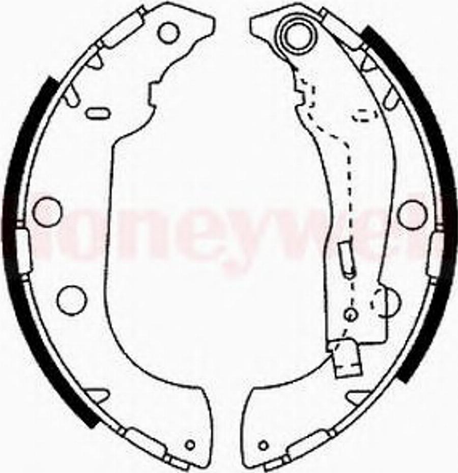 BENDIX 362359B - Комплект гальм, барабанний механізм avtolavka.club