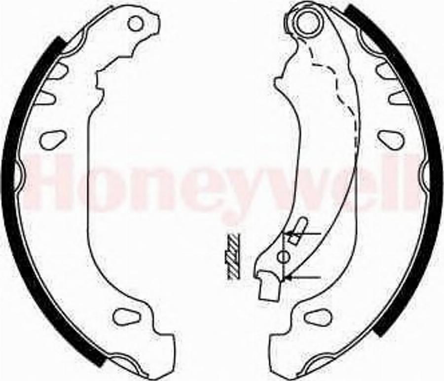 BENDIX 362373B - Комплект гальм, барабанний механізм avtolavka.club