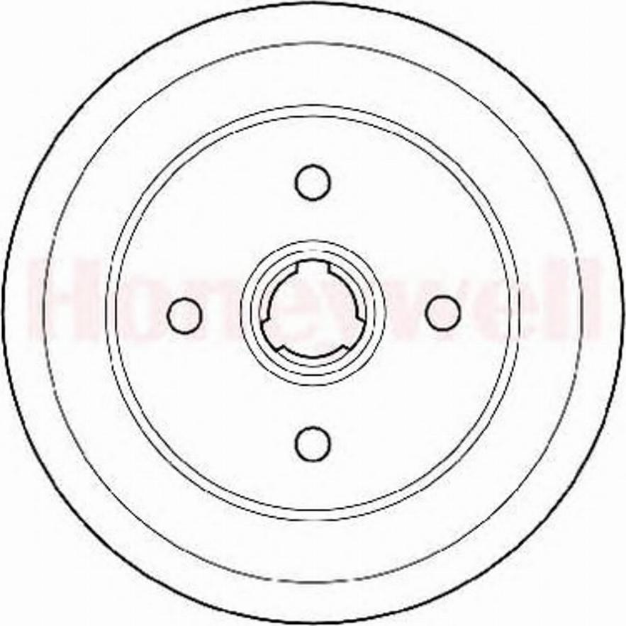 BENDIX 329706 B - Гальмівний барабан avtolavka.club