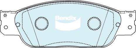 Bendix-AU 7676 GCT - Гальмівні колодки, дискові гальма avtolavka.club