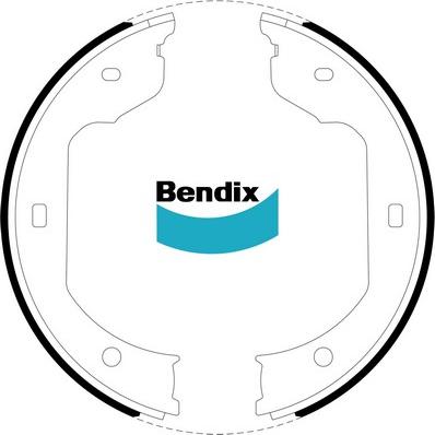 Bendix-AU BS5099 - Комплект гальм, ручник, парковка avtolavka.club