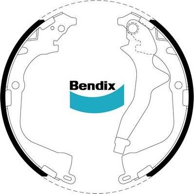 Bendix-AU BS5059 - Комплект гальм, барабанний механізм avtolavka.club