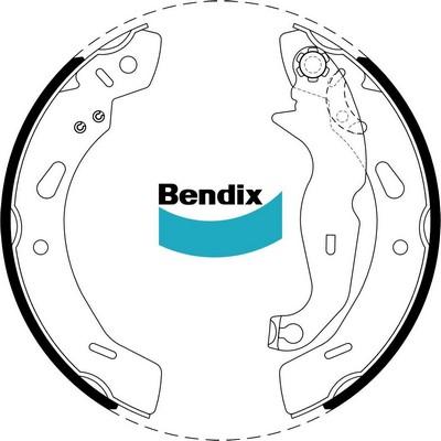 Bendix-AU BS5065 - Комплект гальм, барабанний механізм avtolavka.club