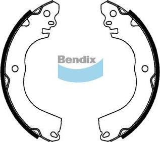 Bendix-AU BS5002 - Комплект гальм, барабанний механізм avtolavka.club