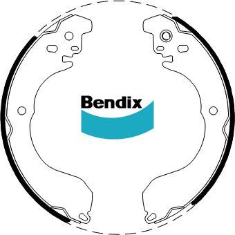 Bendix-AU BS5116 - Комплект гальм, барабанний механізм avtolavka.club