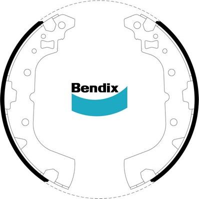 Bendix-AU BS5110 - Комплект гальм, барабанний механізм avtolavka.club