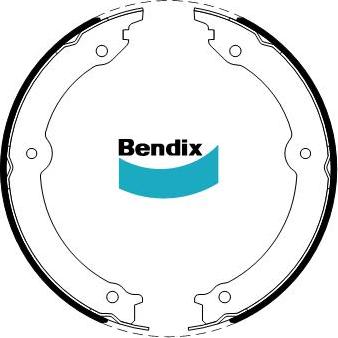 Bendix-AU BS5292 - Комплект гальм, ручник, парковка avtolavka.club