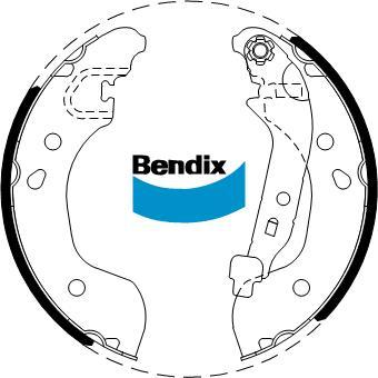 Bendix-AU BS5261 - Комплект гальм, барабанний механізм avtolavka.club