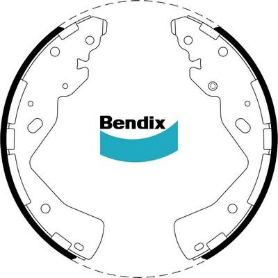 Bendix-AU BS5238 - Комплект гальм, барабанний механізм avtolavka.club