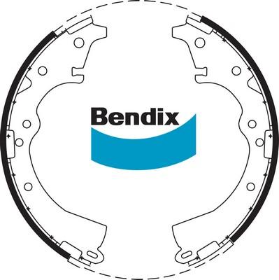 Bendix-AU BS1492 - Комплект гальм, барабанний механізм avtolavka.club