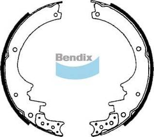 Bendix-AU BS1404 - Комплект гальм, барабанний механізм avtolavka.club