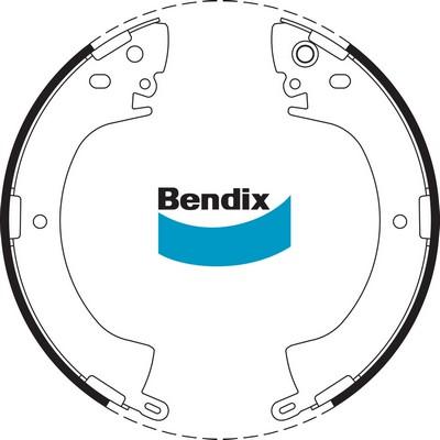 Bendix-AU BS1594 - Комплект гальм, барабанний механізм avtolavka.club