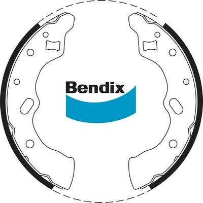 Bendix-AU BS1696 - Комплект гальм, барабанний механізм avtolavka.club