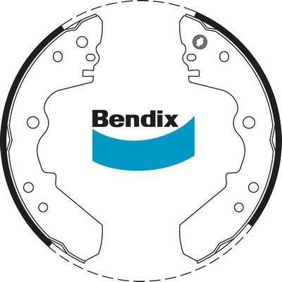 Bendix-AU BS1662 - Комплект гальм, барабанний механізм avtolavka.club